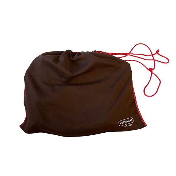 COACH Tan / Gold Signature C Hobo Bag Handbag Purse & Matching Wristlet - Picture 15 of 15